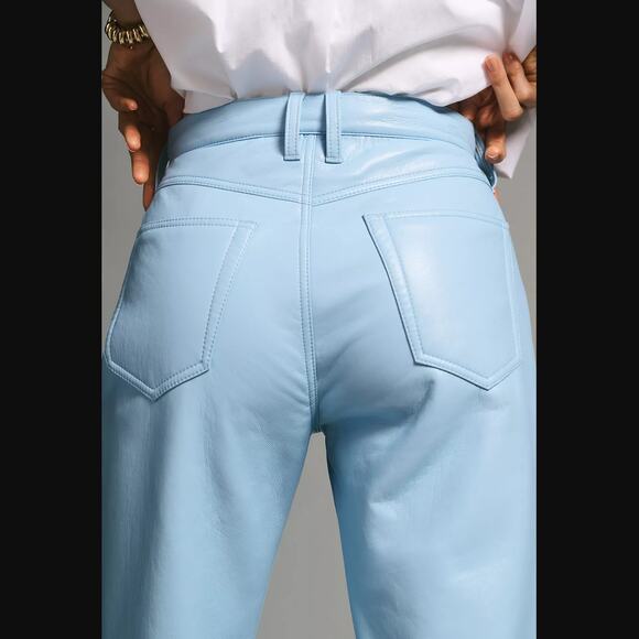 Frame Le High 'N' Tight Straight-Leg Pants - 28 Waist New - Picture 8 of 8